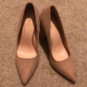 Qupid Nude Heels